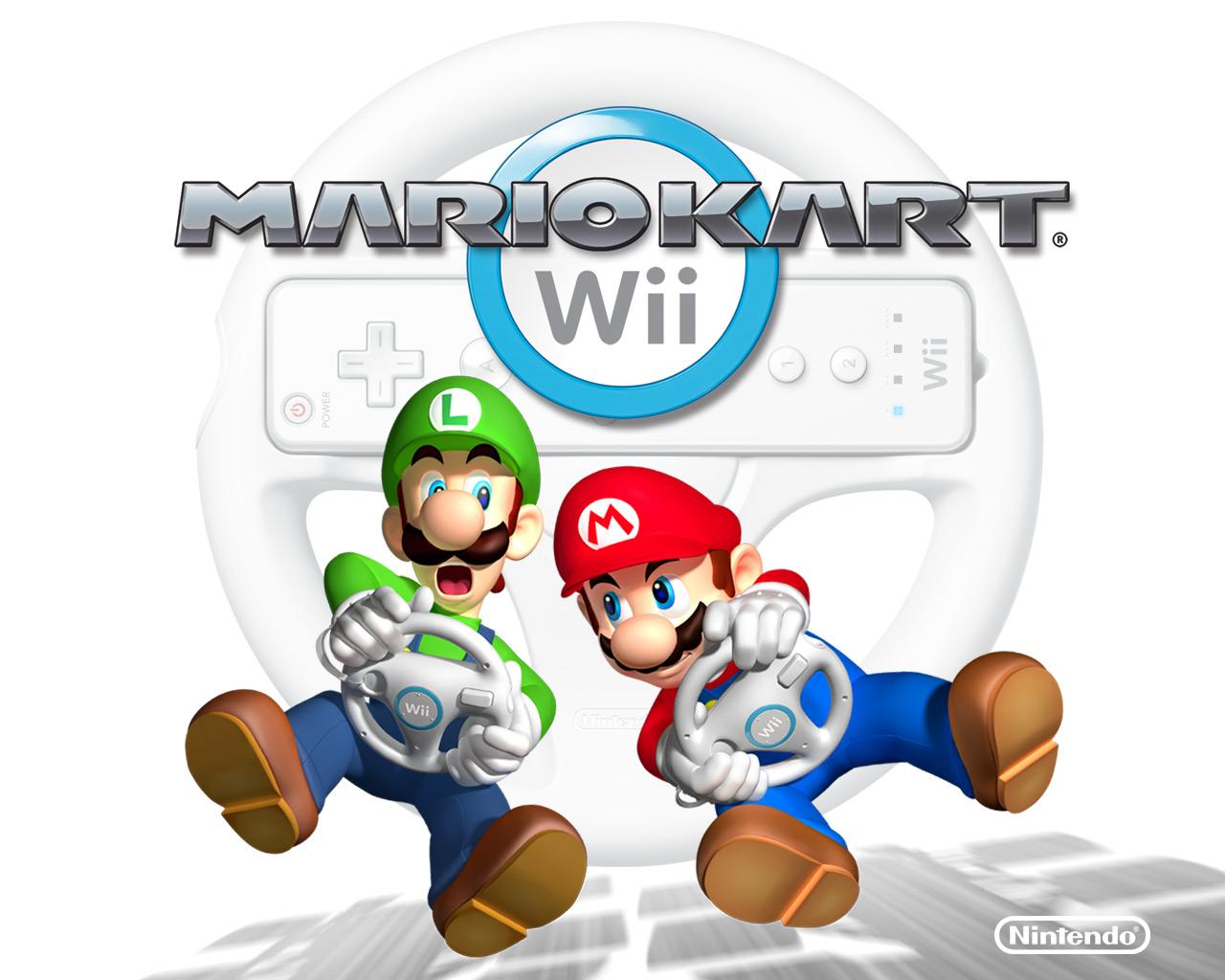 Wii Mario Kart - HD Wallpaper 
