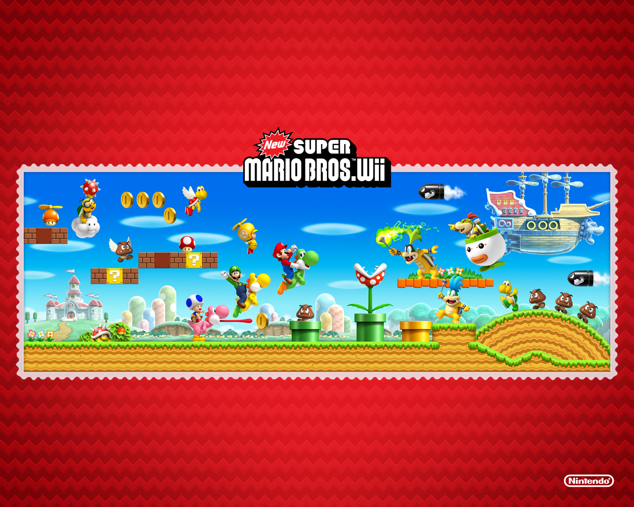 New Super Mario Bros Level - HD Wallpaper 