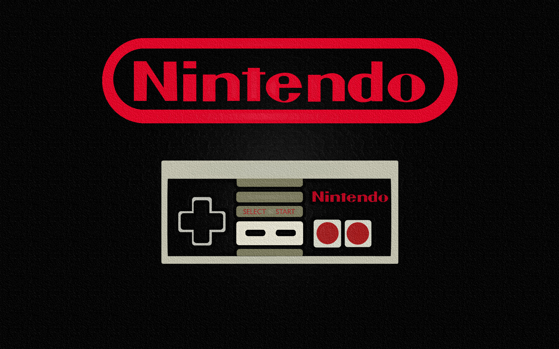 Nes Controller Black Background - HD Wallpaper 