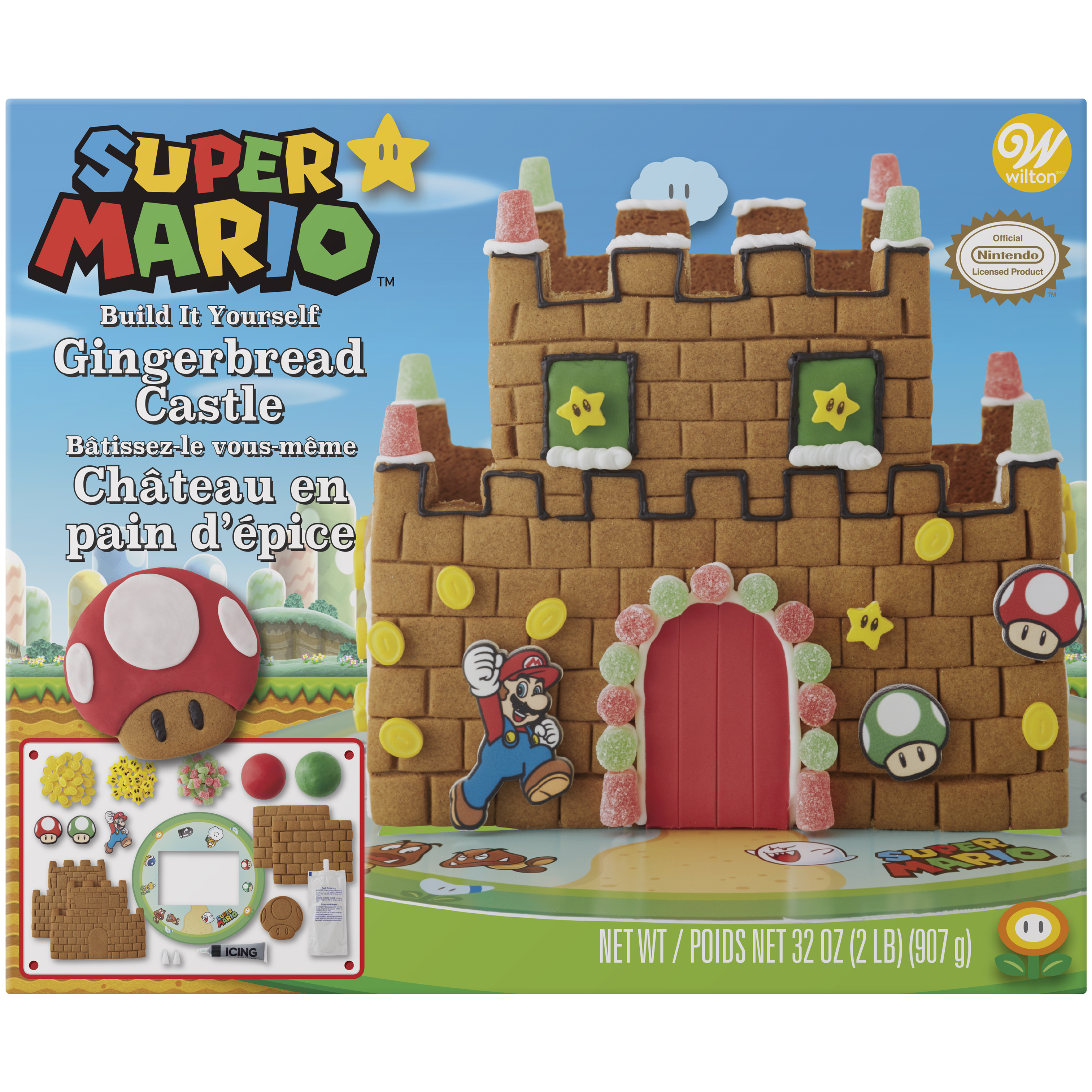 Super Mario Gingerbread House - HD Wallpaper 