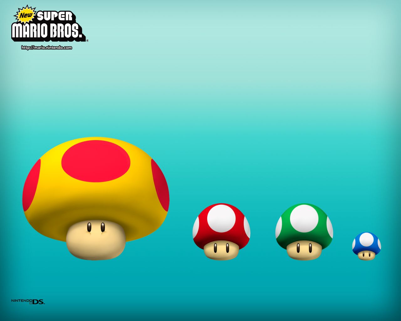 Super Mario Bros All Mushrooms - HD Wallpaper 