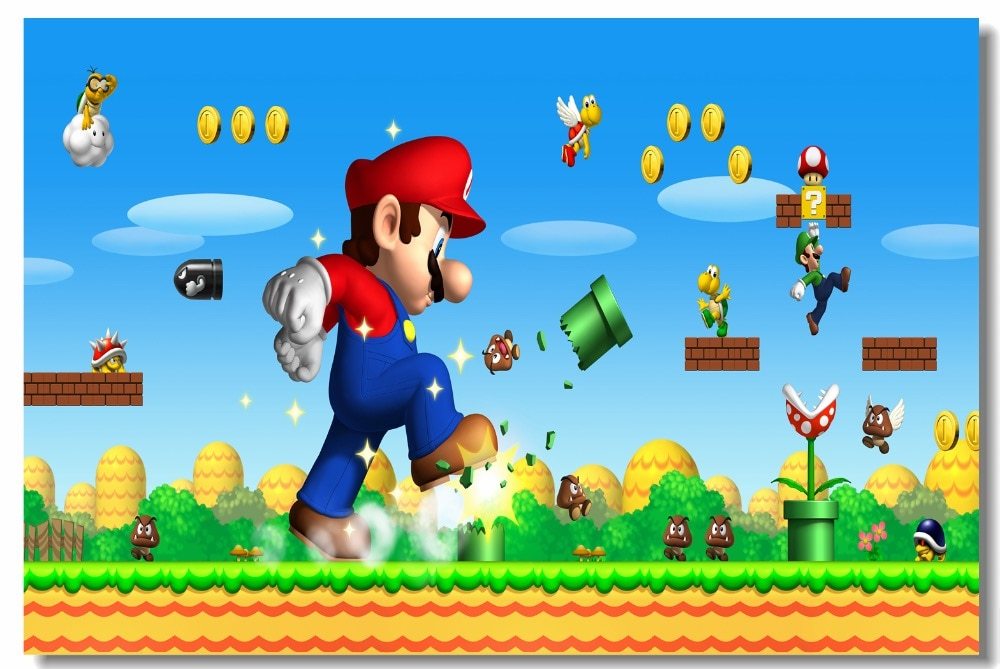 Super Mario Giant Mushroom - HD Wallpaper 