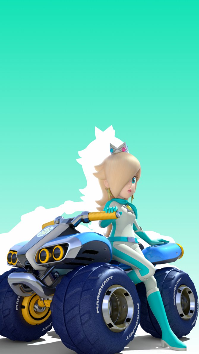 Mario Kart 8 Rosalina Wallpaper-j7kaka1 - Rosalina Mario Kart 8 Deluxe - HD Wallpaper 