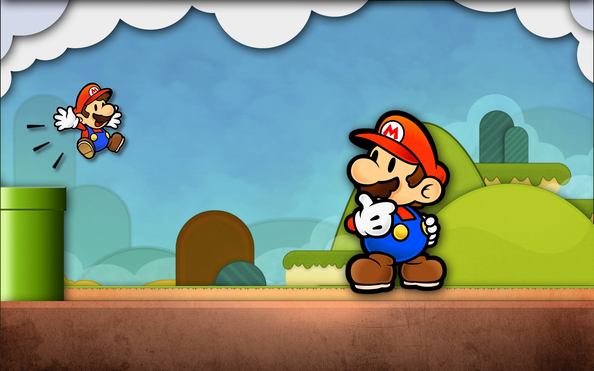 Mario Bros Full Hd - HD Wallpaper 