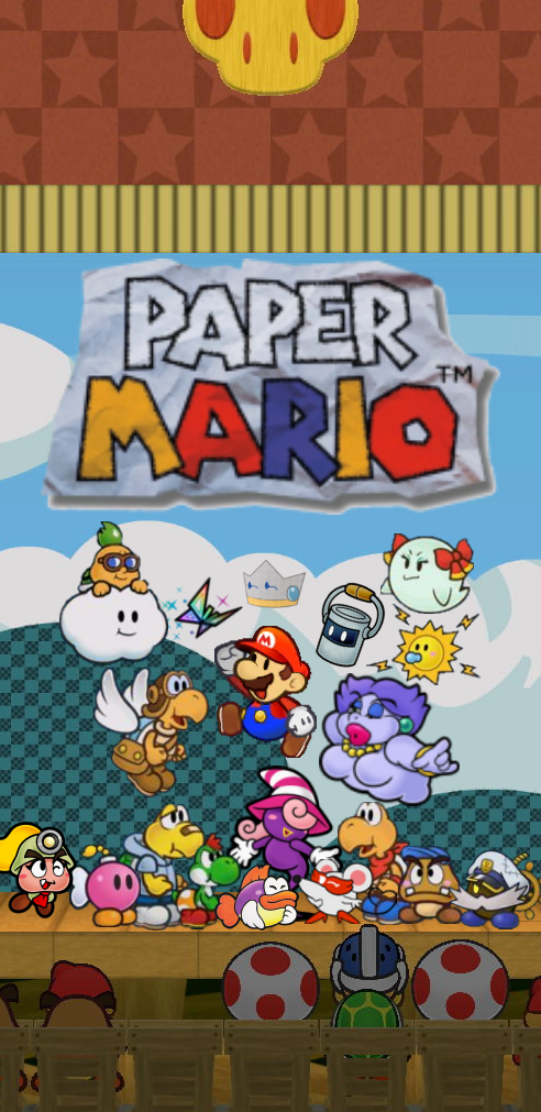 Paper Mario Partners - 492x1011 Wallpaper 
