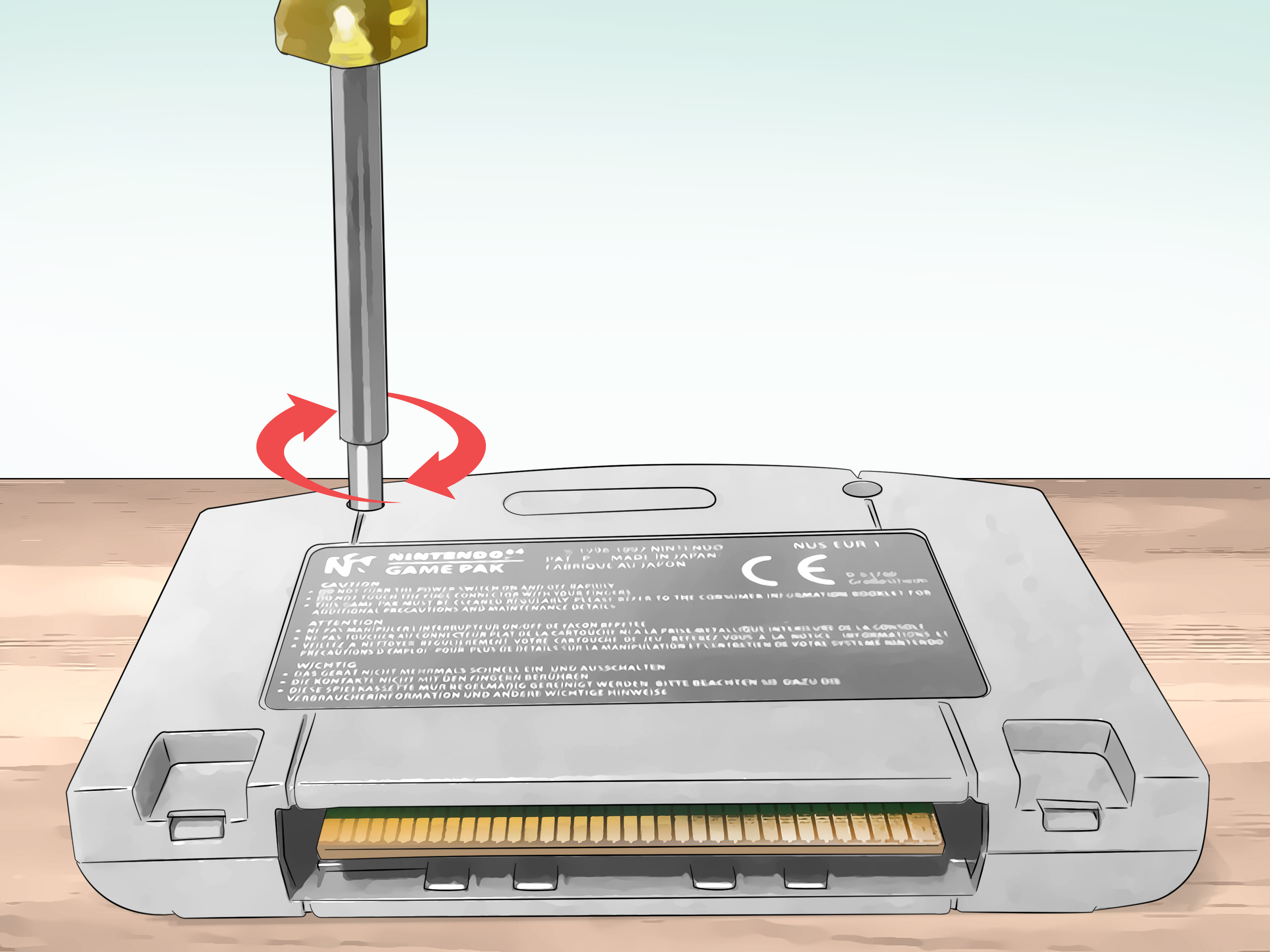 Image Titled Clean A Nintendo 64 Cartridge Step - Parallel - HD Wallpaper 