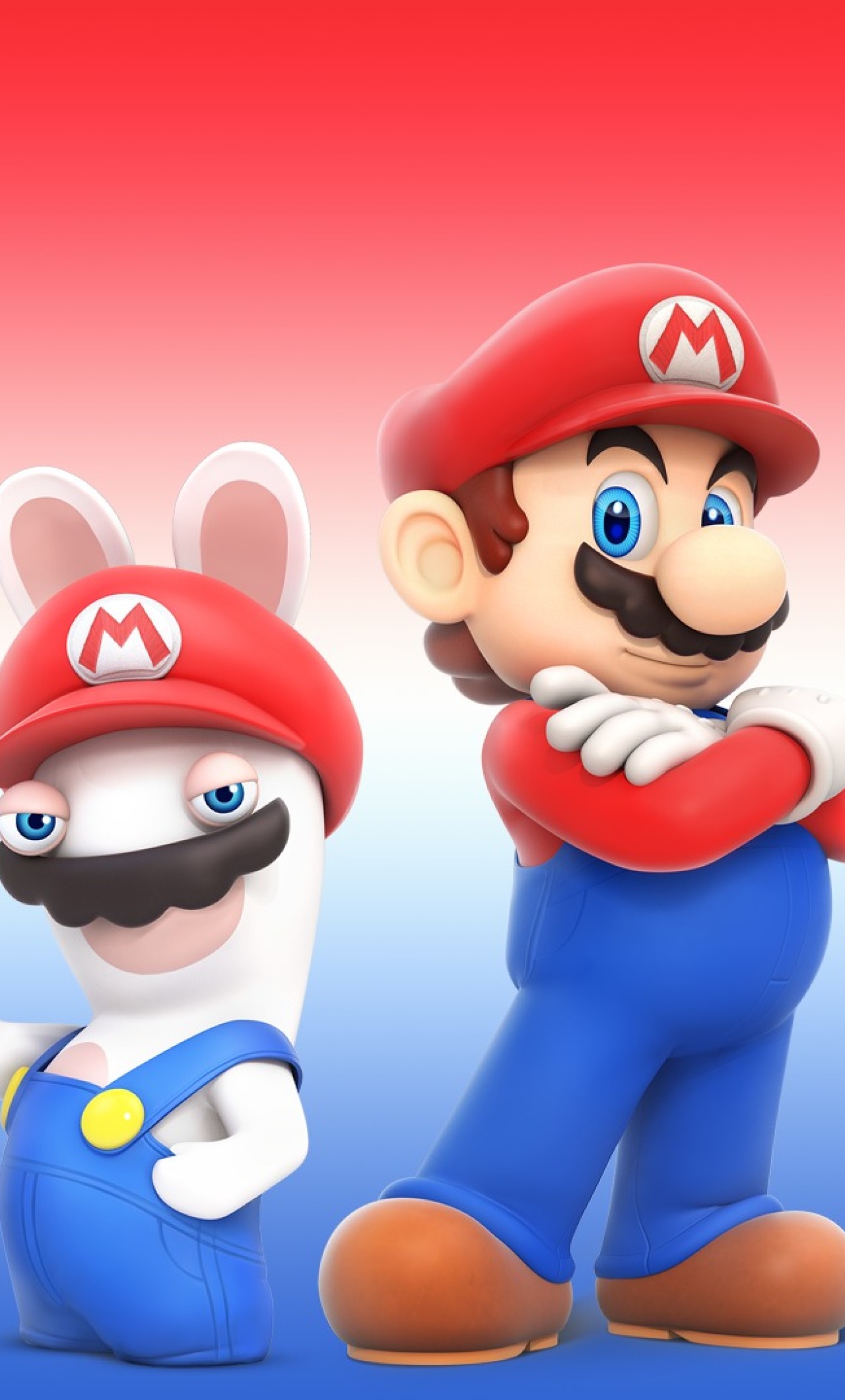 Mario Rabbids Kingdom Battle Rabbid Mario - HD Wallpaper 