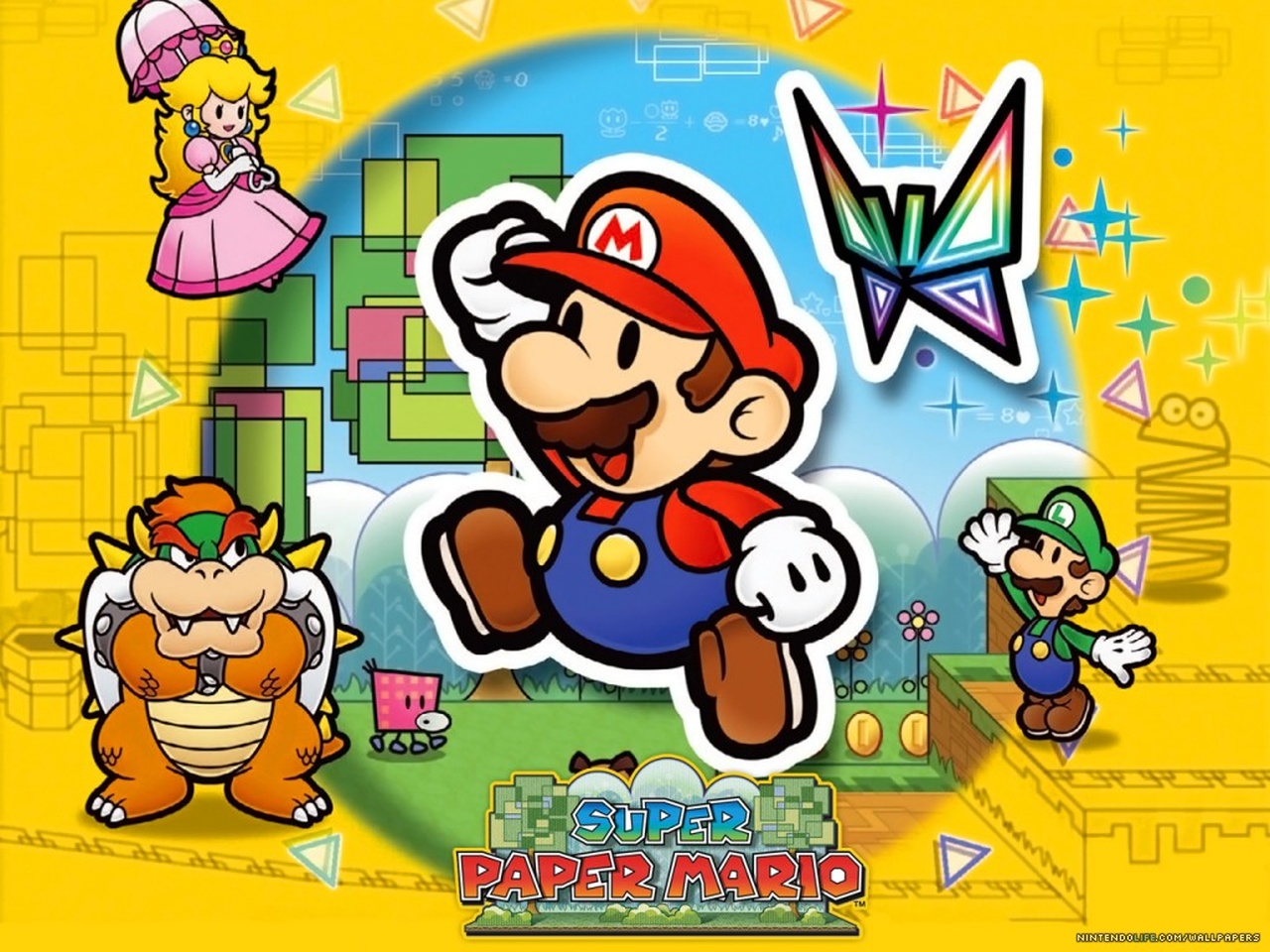 Mario Phone Wallpaper Convenient - Super Paper Mario Memes - HD Wallpaper 