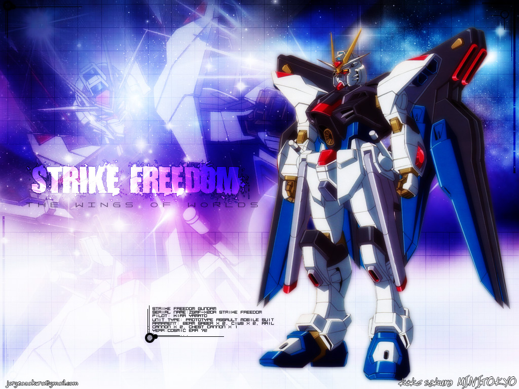 Sunrise , Mobile Suit Gundam Seed Destiny Wallpaper - Strike Freedom Gundam - HD Wallpaper 