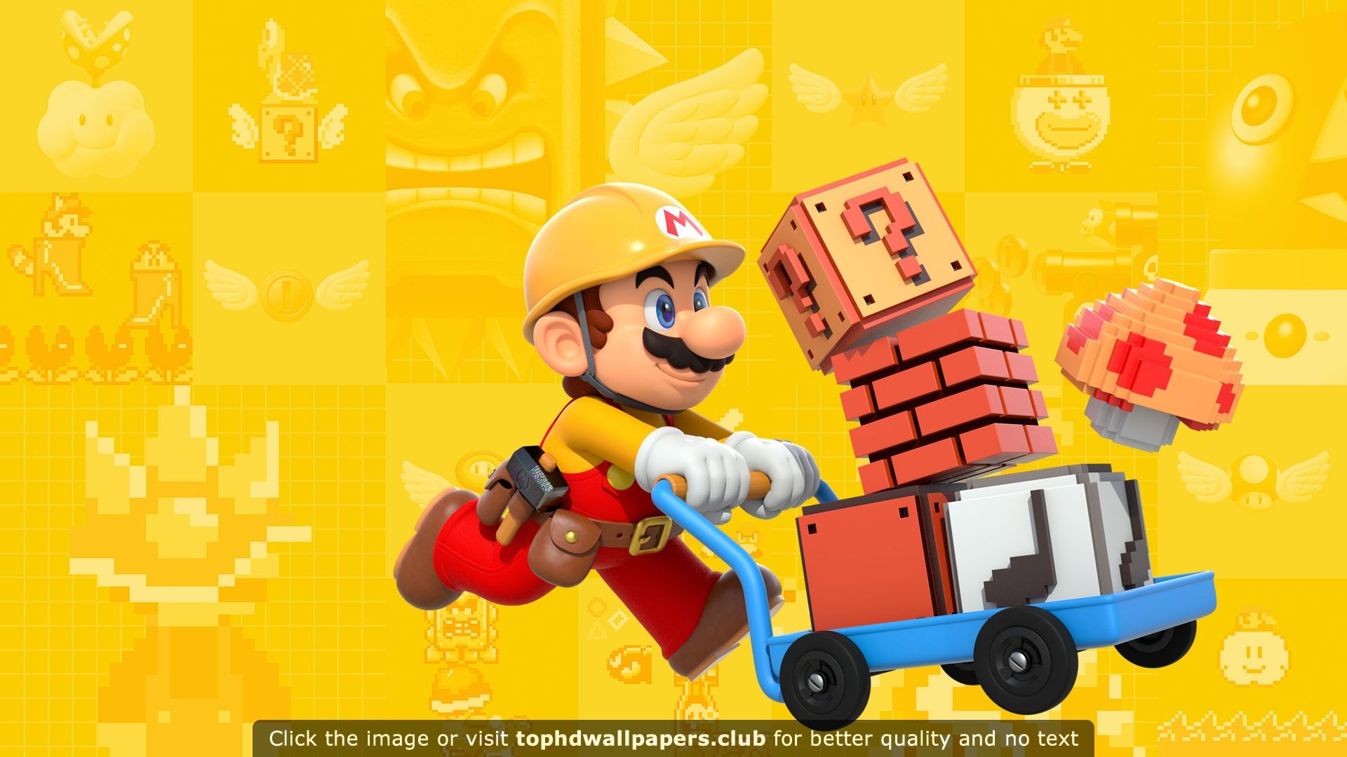 Super Mario Maker - HD Wallpaper 