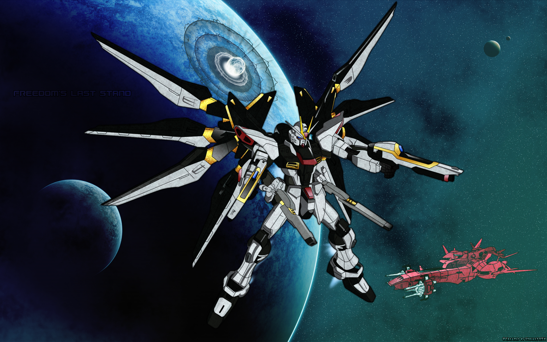 Sunrise Mobile Suit Gundam Seed Destiny Wallpaper Nu Gundam And Freedom Gundam 19x10 Wallpaper Teahub Io