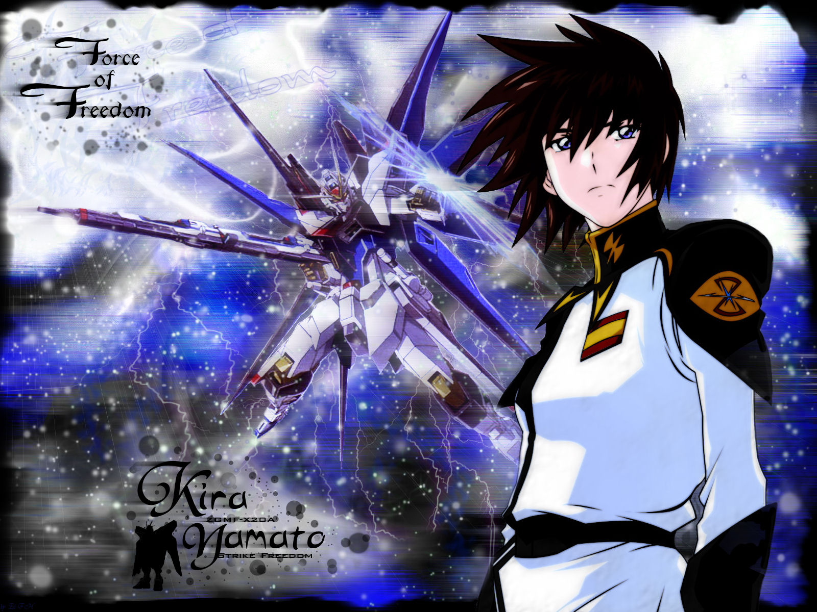Sunrise Mobile Suit Gundam Seed Destiny Kira Yamato Strike Freedom Kira Yamato 1600x10 Wallpaper Teahub Io