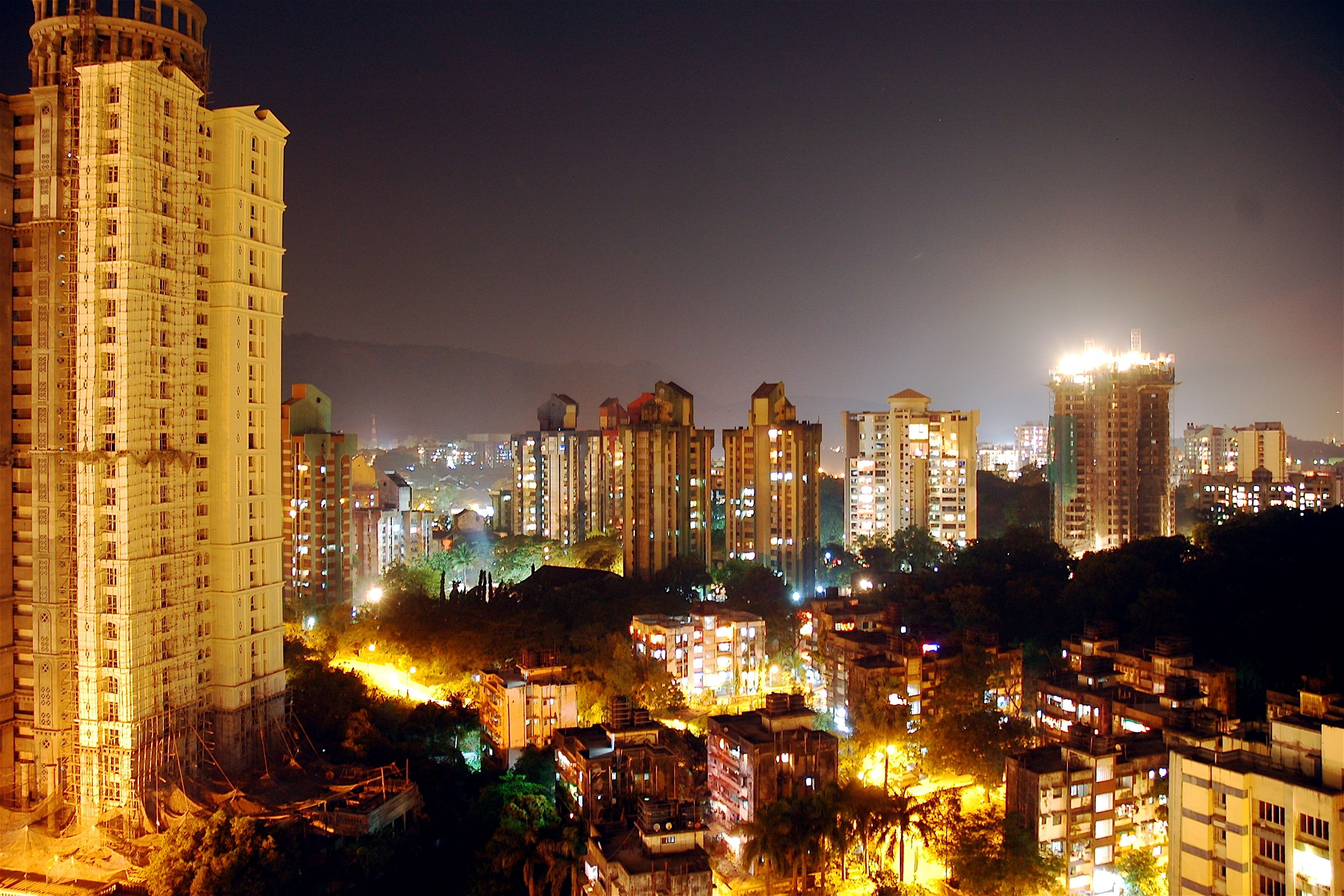 Best Night View In Mumbai - HD Wallpaper 