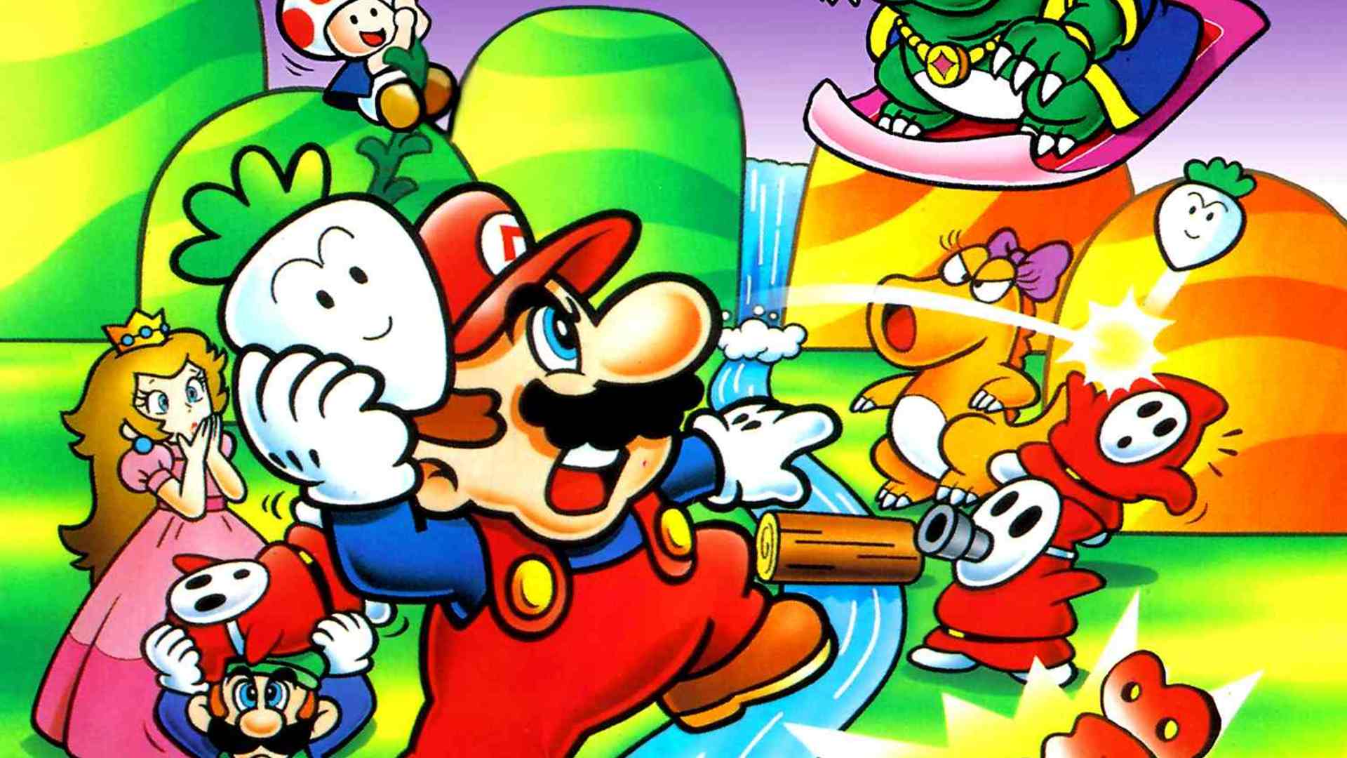Super Mario Bros 2 Artwork - HD Wallpaper 