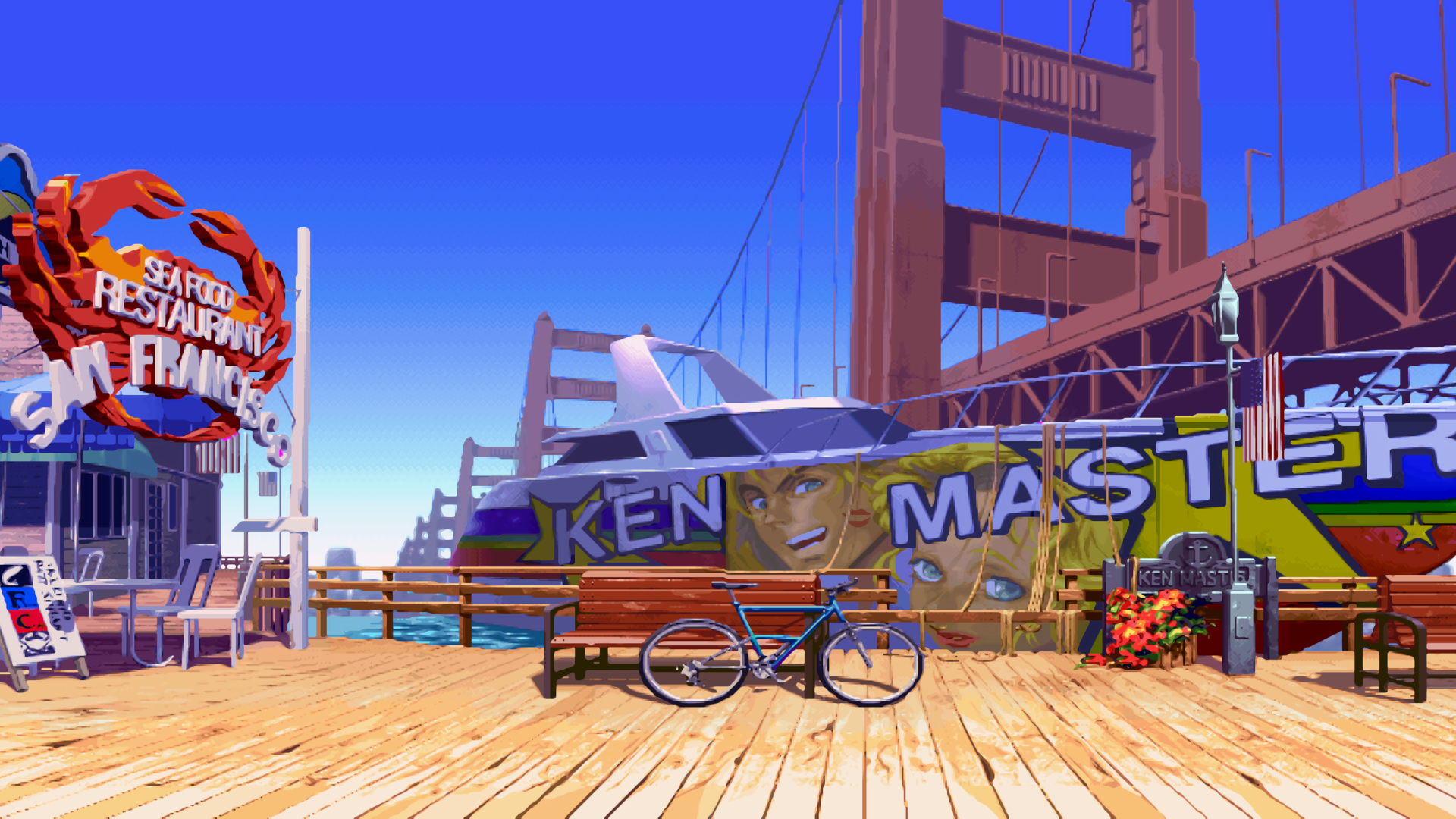 Street Fighter Ken Stage 1920x1080 Wallpaper Teahub Io