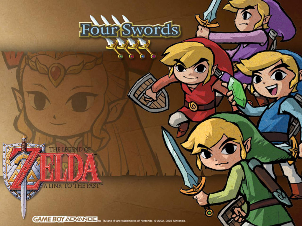 Legend Of Zelda Four Swords Adventure - HD Wallpaper 