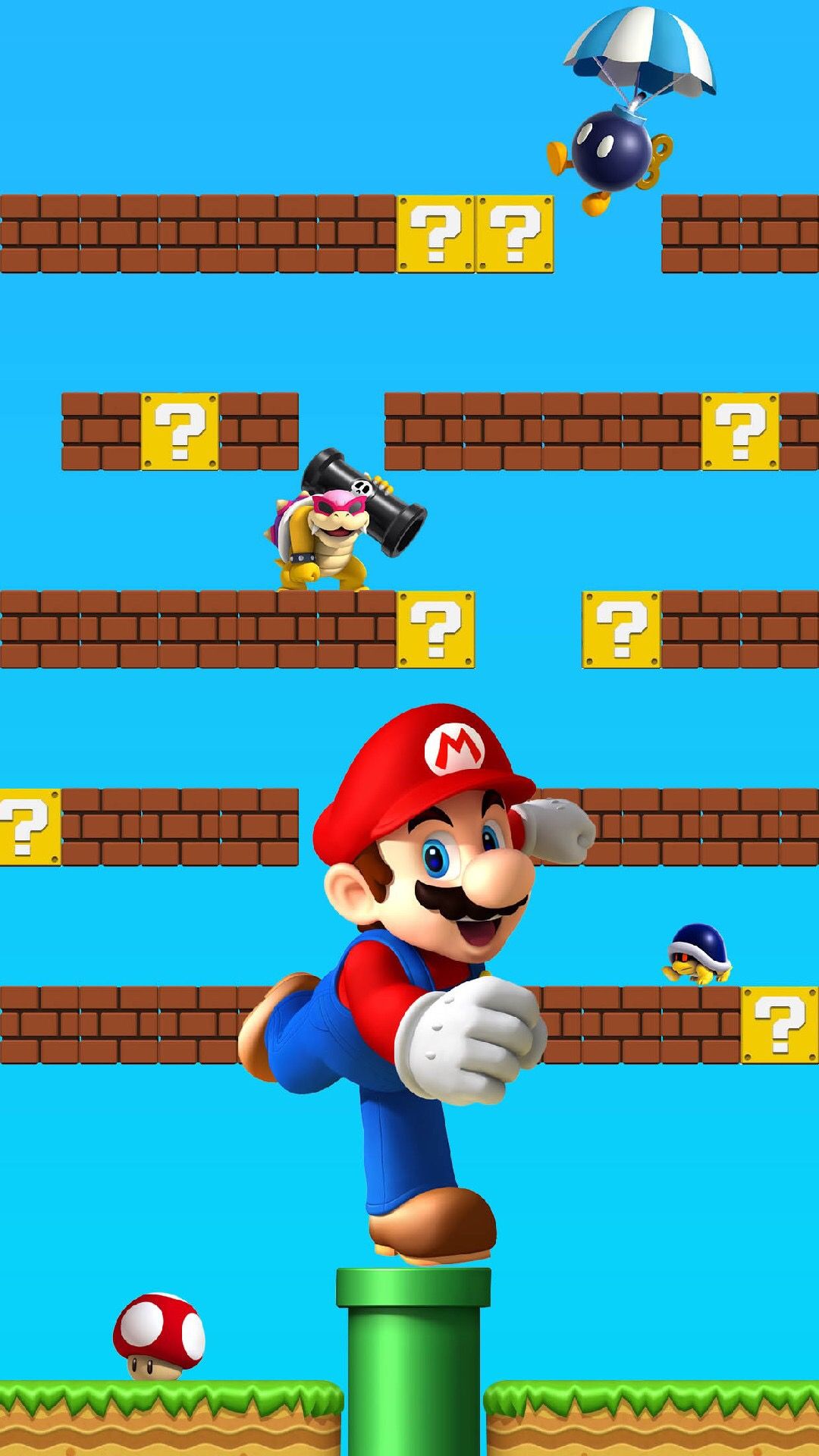 Super Mario Hd Wallpaper For Iphone - HD Wallpaper 