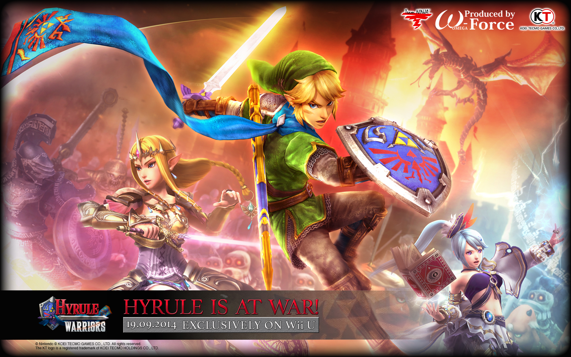 Hw Wallpaper1 Desktop - Hyrule Warriors - HD Wallpaper 