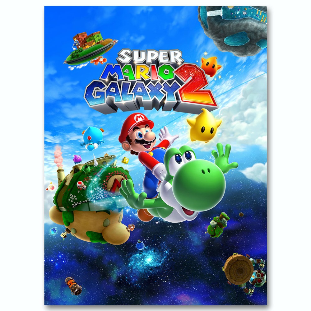 Super Mario Galaxy 2 Poster - HD Wallpaper 