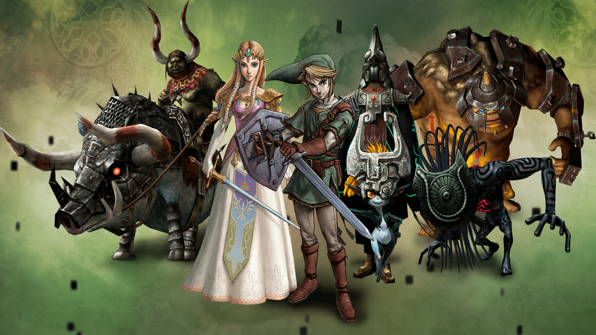 Legend Of Zelda Twilight Princess Hd Artwrok - HD Wallpaper 