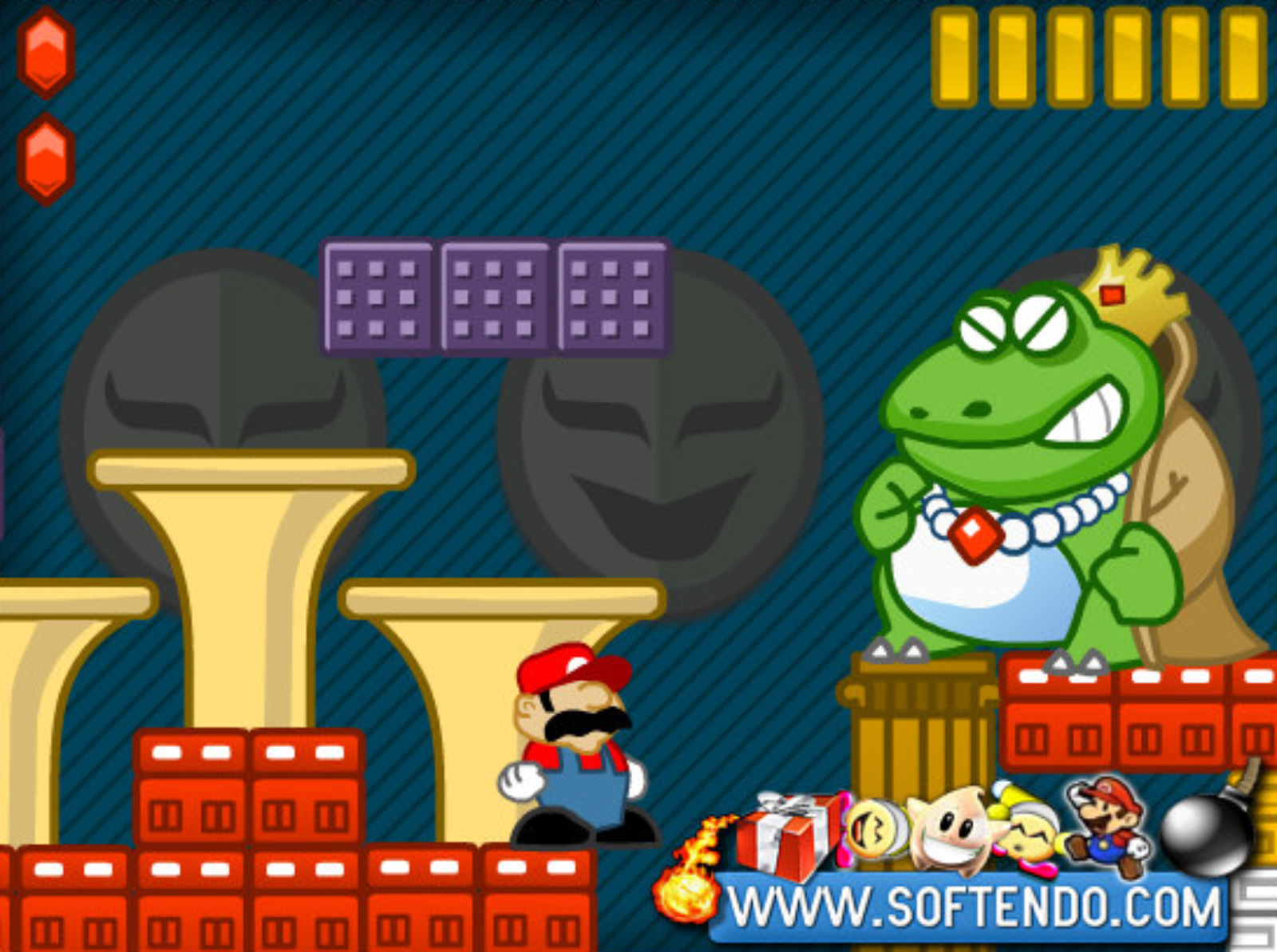 Wart Mario Boss Wallpaper Artwork By Softnintendo - Super Mario Frog Boss - HD Wallpaper 