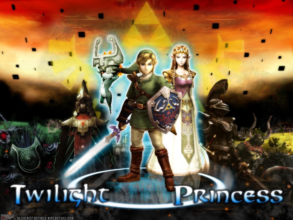 Twilight Princess - Legend Of Zelda Twilight Princess Link And Zelda - HD Wallpaper 