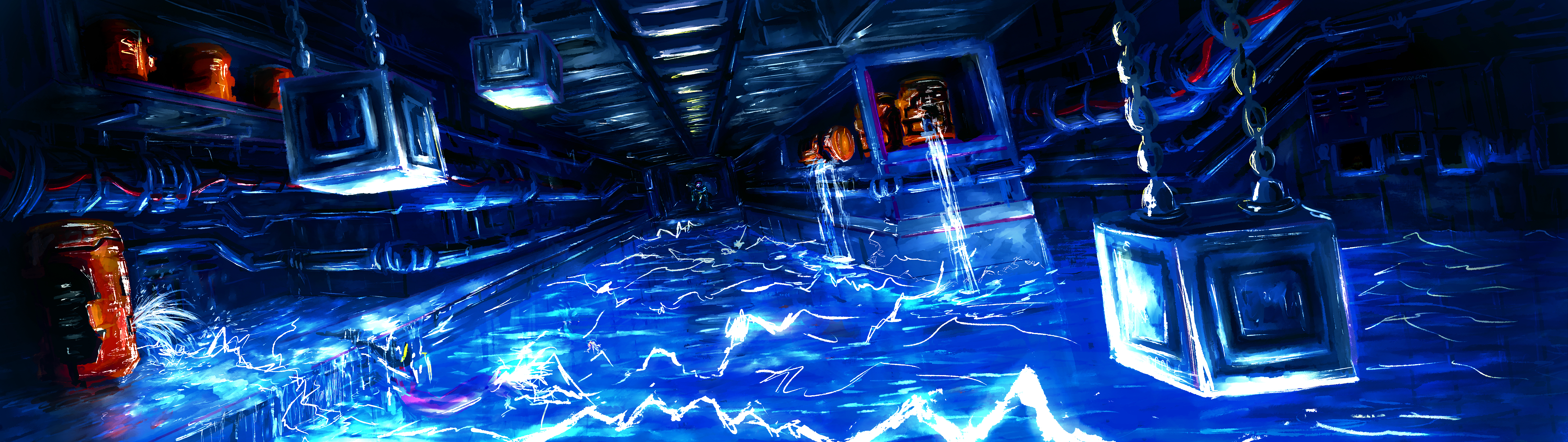 Sector 4 Aqa Art Metroid - HD Wallpaper 