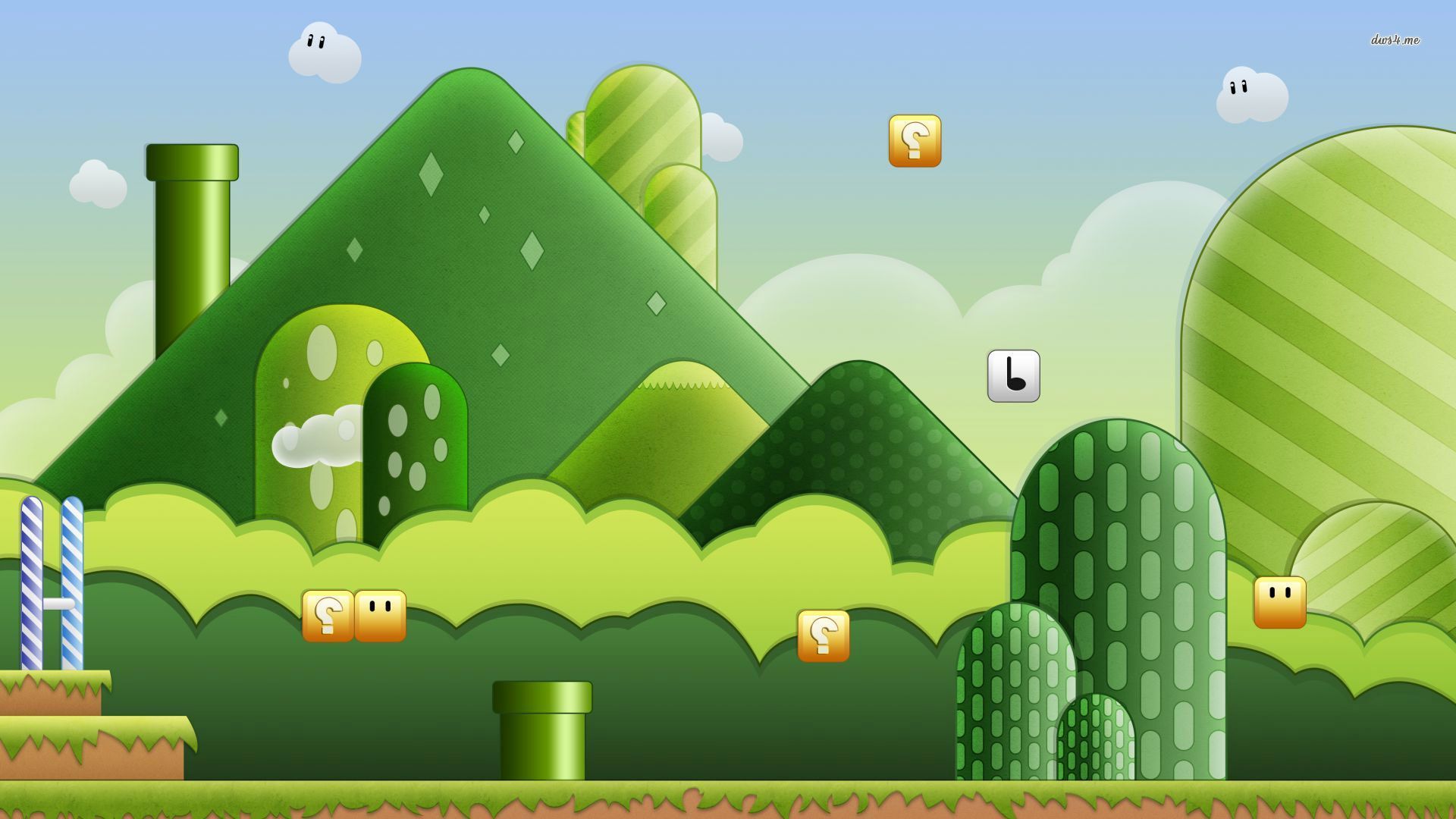Papel Digital Gratis Super Mario - HD Wallpaper 
