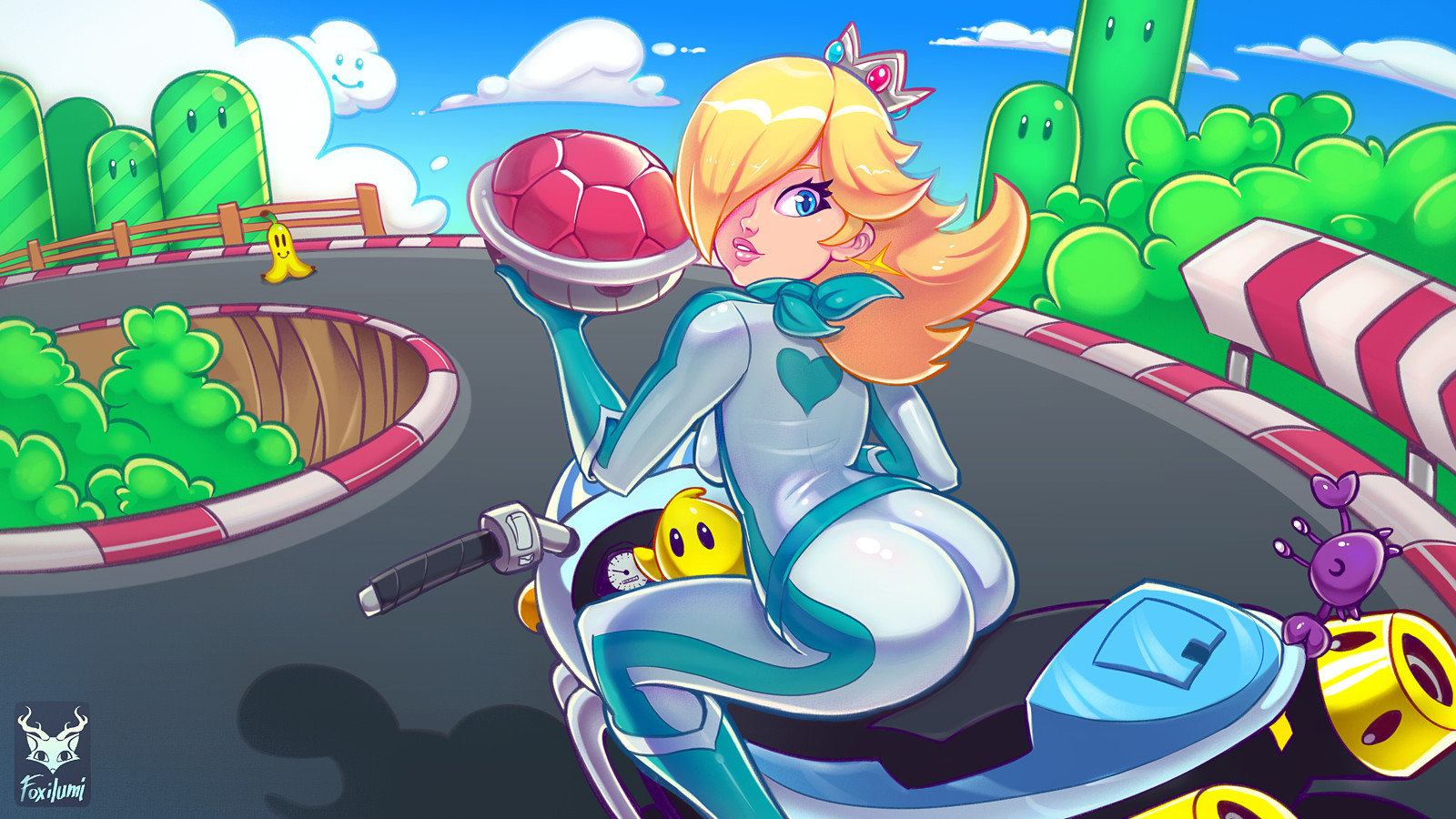 Rosalina Mario Kart Hot - HD Wallpaper 