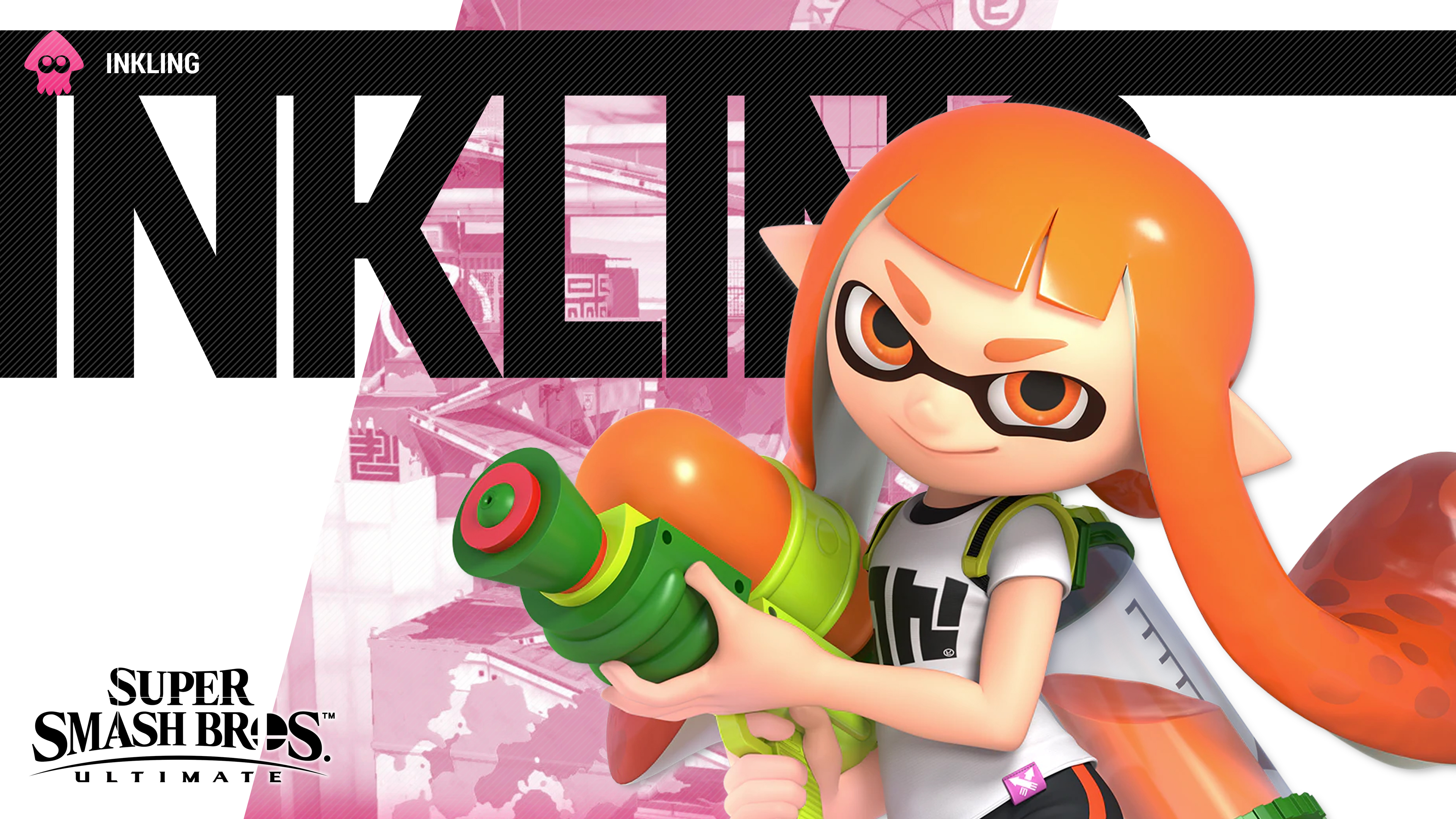 Super Smash Bros Ultimate Inkling - HD Wallpaper 