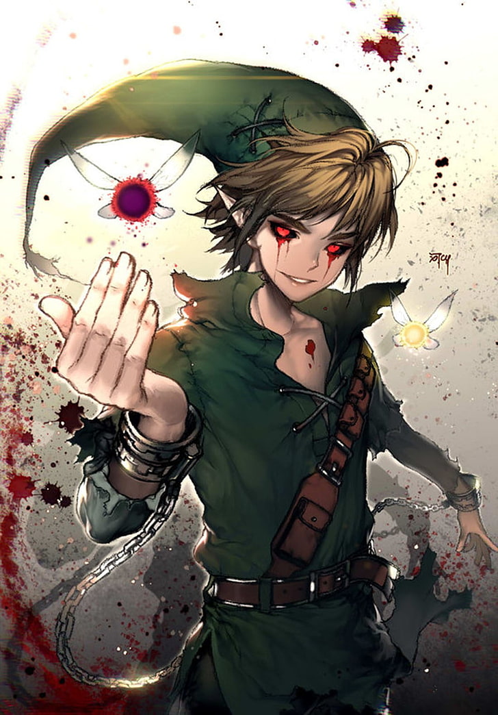 Peter Pan Animation Wallpaper, Link, Navi, The Legend - Ben Drowned - HD Wallpaper 