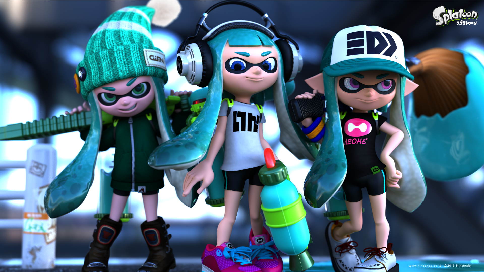 Splatoon 2 Blue Girl - HD Wallpaper 