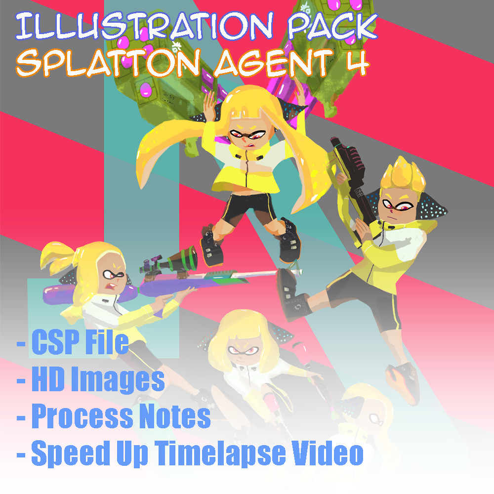 Splatoon Agent 4 Fan Art - HD Wallpaper 