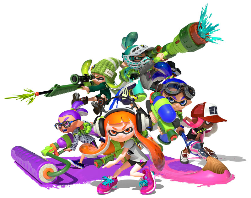 Hd Quality Wallpaper - Splatoon Png - HD Wallpaper 
