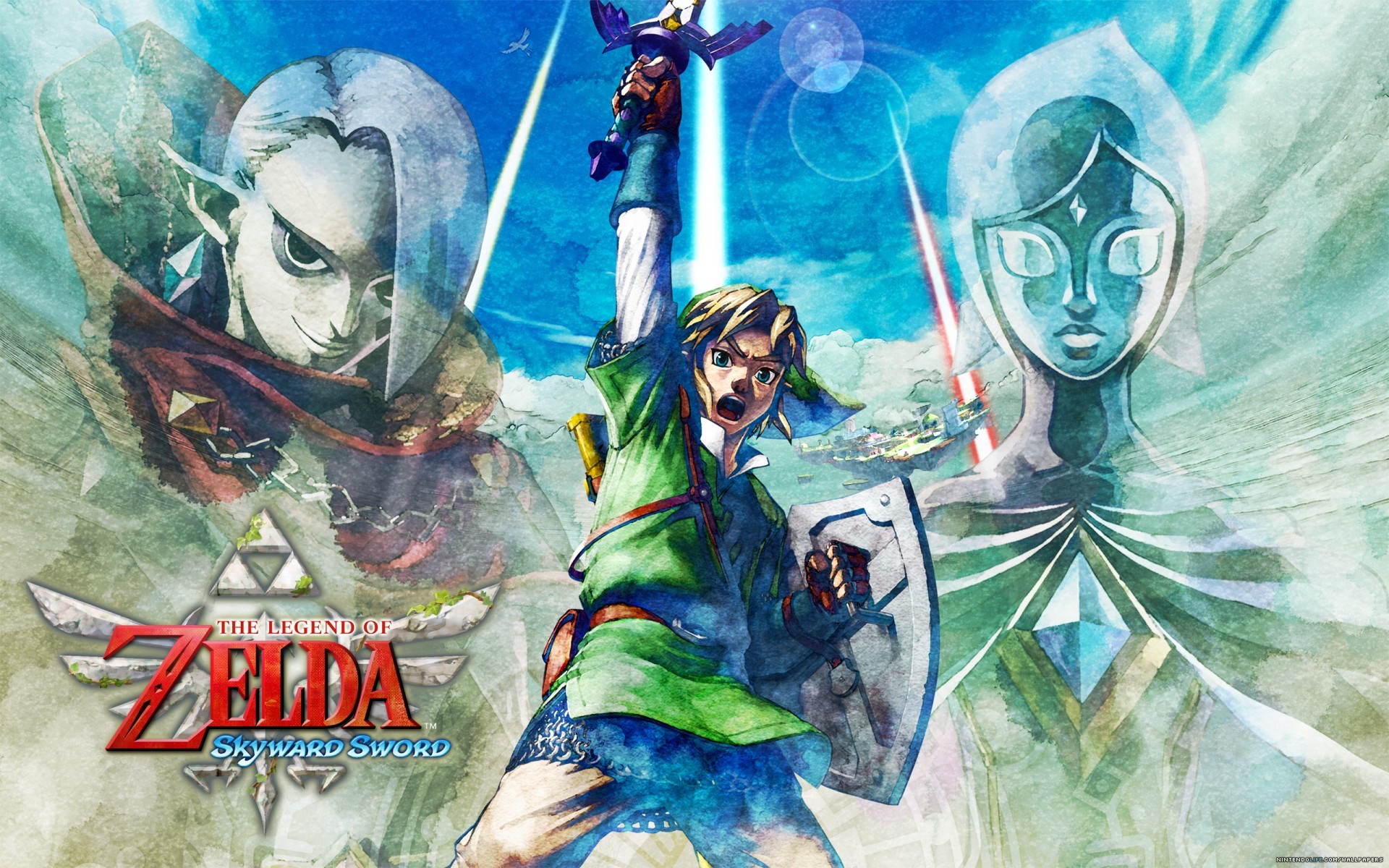 Legend Of Zelda Ss - HD Wallpaper 