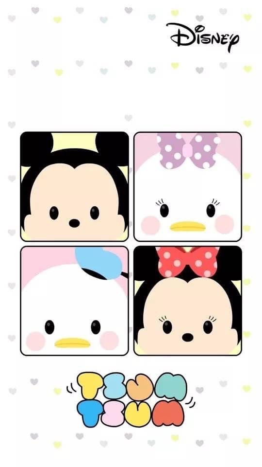 Disney Tsum Tsum Iphone X - HD Wallpaper 