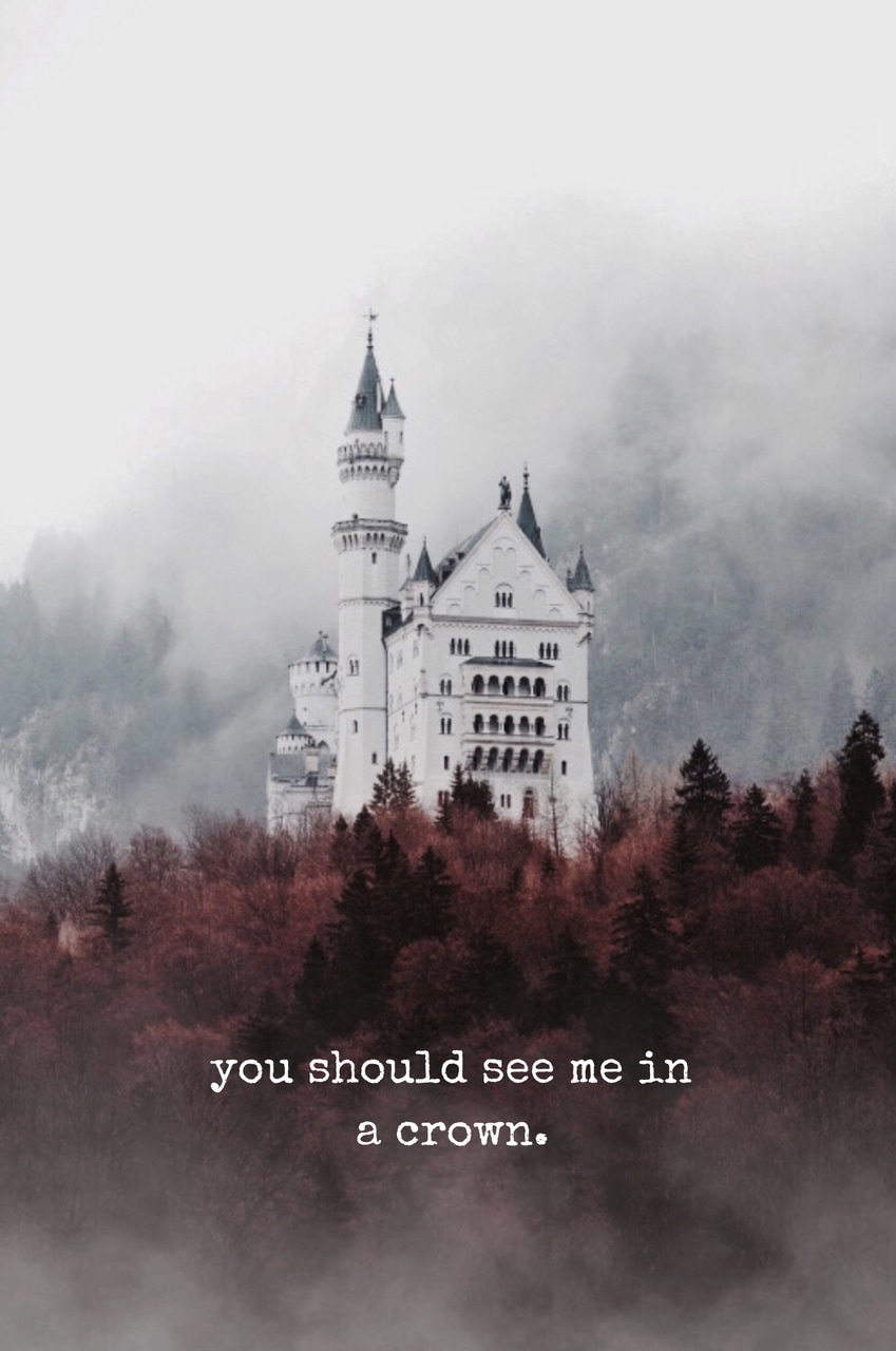 Castle, Crown, Wallpaper - Neuschwanstein Castle - HD Wallpaper 