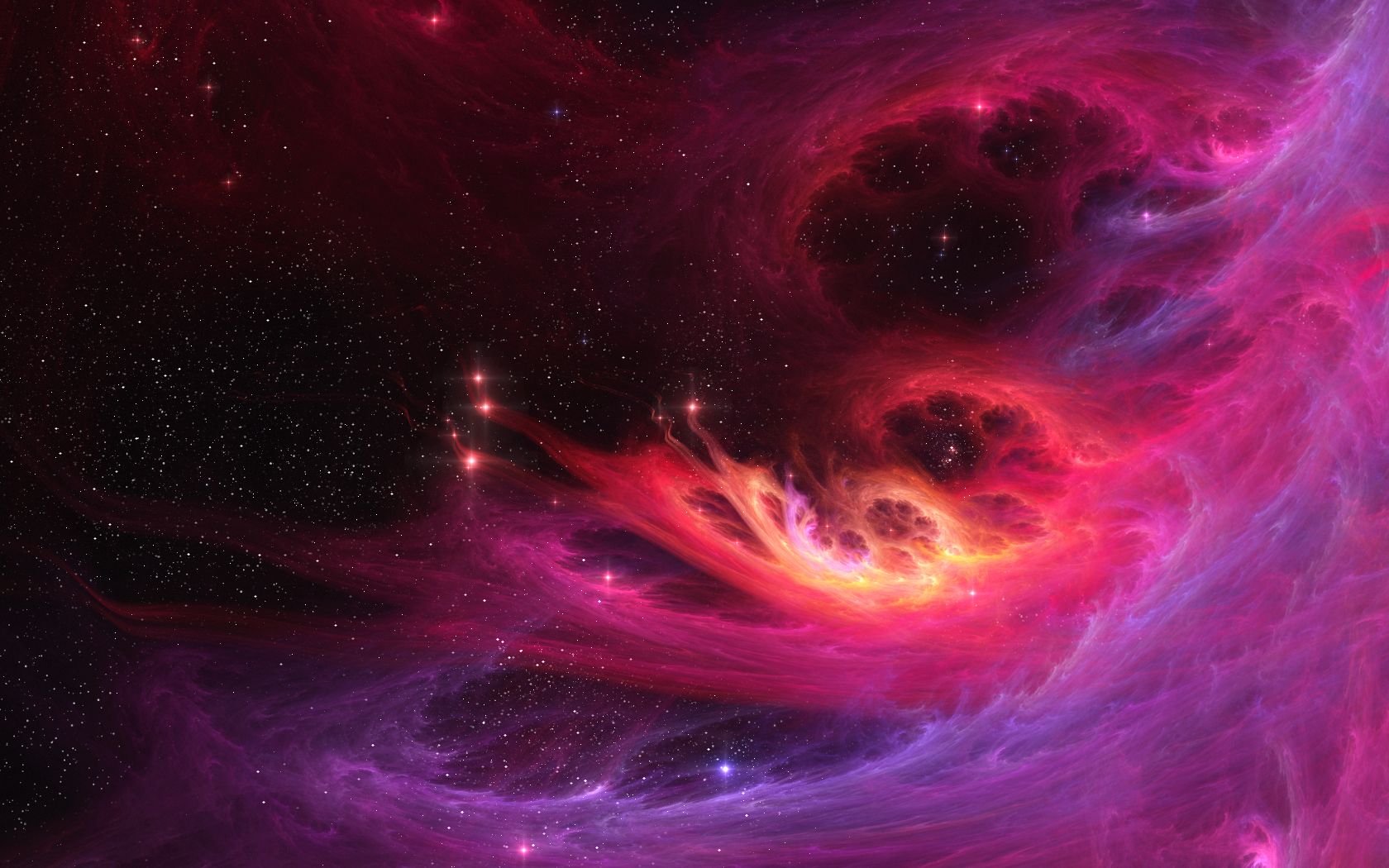 Red And Purple Galaxy 1680x1050 Wallpaper teahub.io