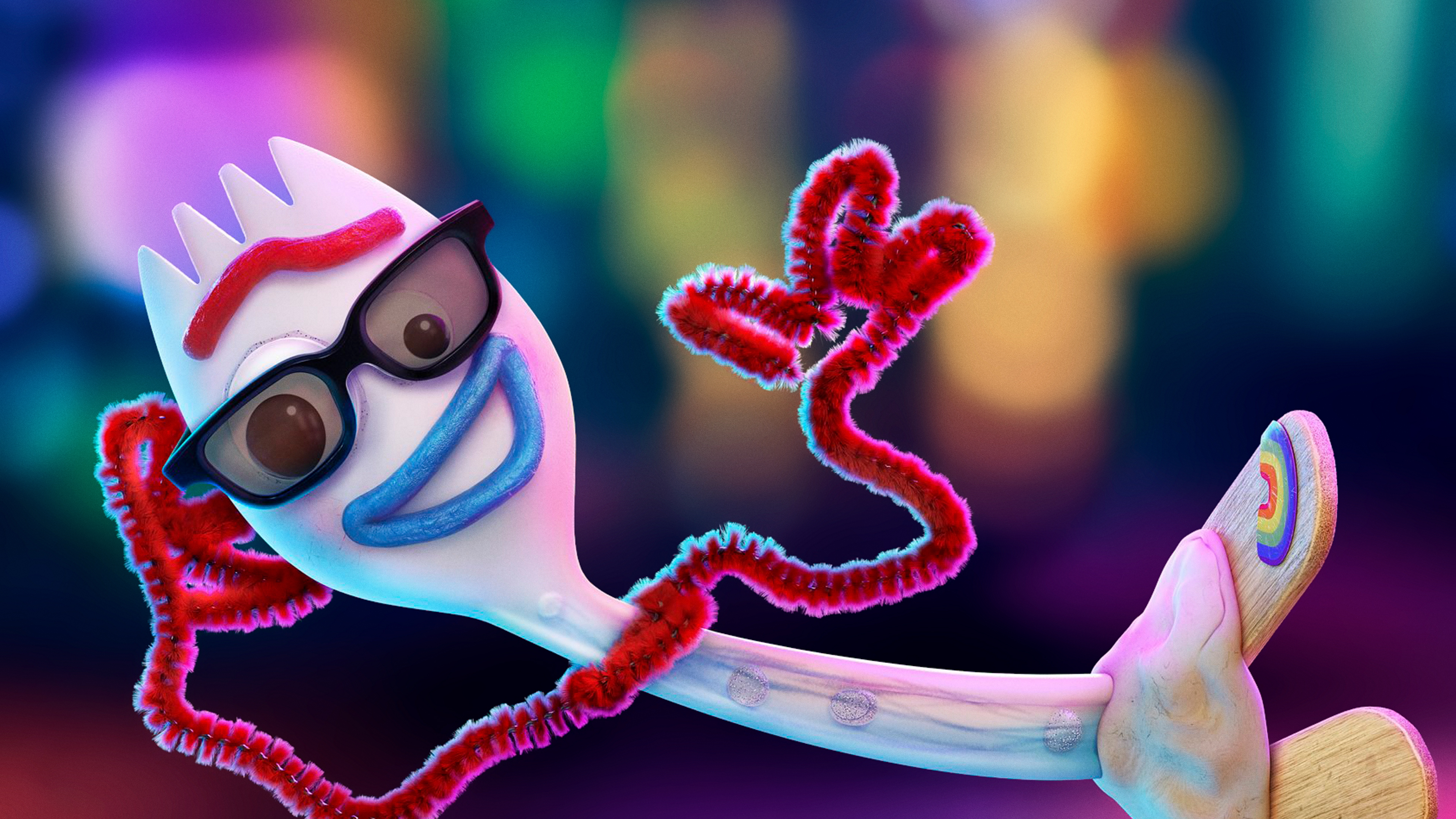Forky Toy Story 4 - HD Wallpaper 