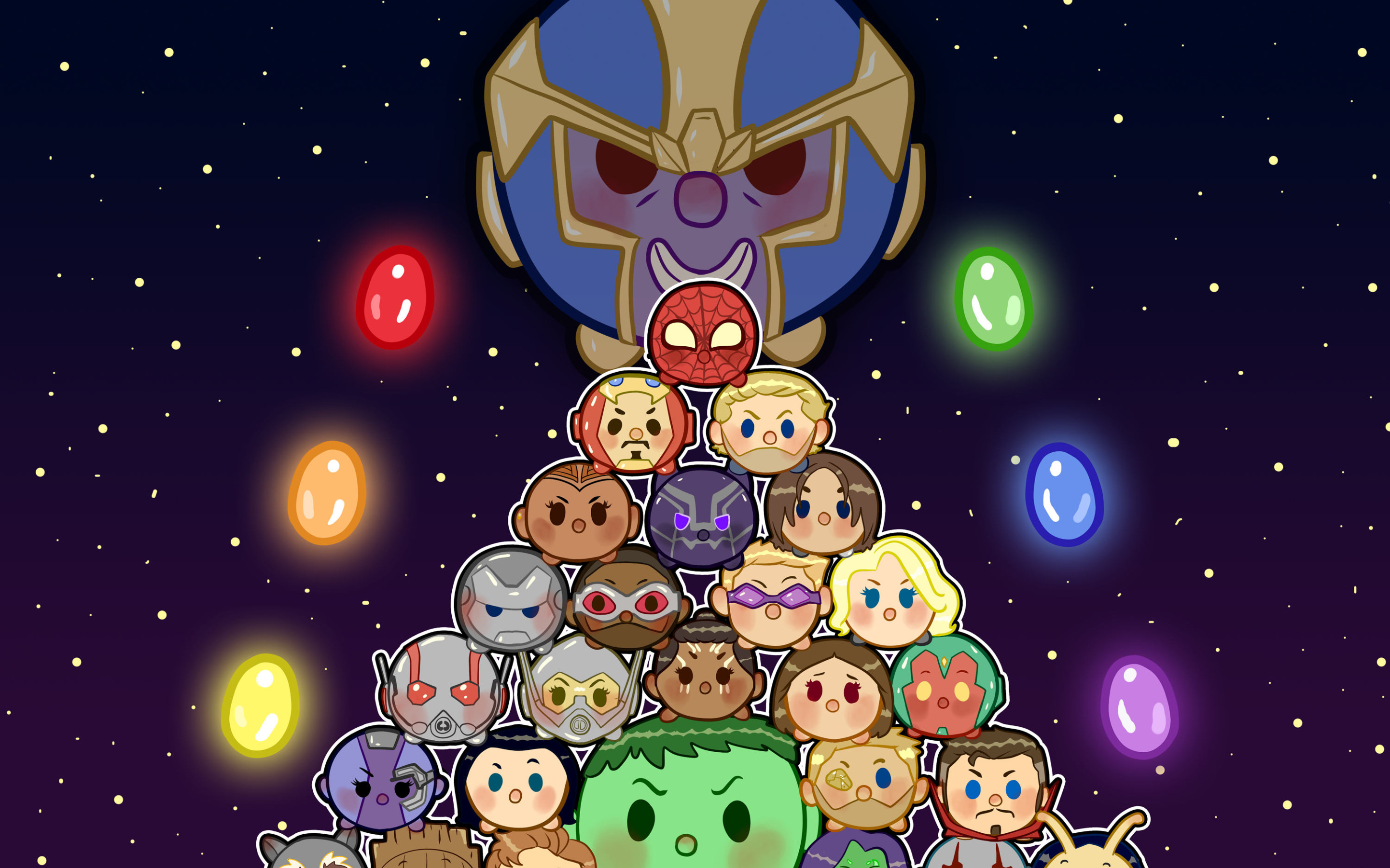Hình Nền Avenger Cute - HD Wallpaper 