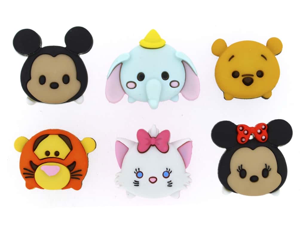 Jesse James Dress It Up Embellishments Disney Tsum - Tsum Tsum Buttons - HD Wallpaper 