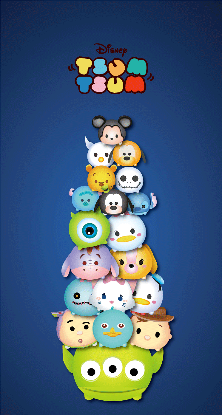 米奇 Tsum Tsum 桌布 744x1392 Wallpaper Teahub Io