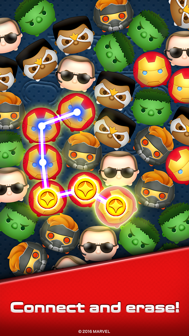 Mtsum - Tsum Tsum Marvel - HD Wallpaper 