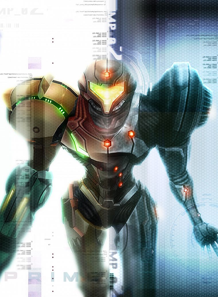 Samus And Dark Samus - HD Wallpaper 