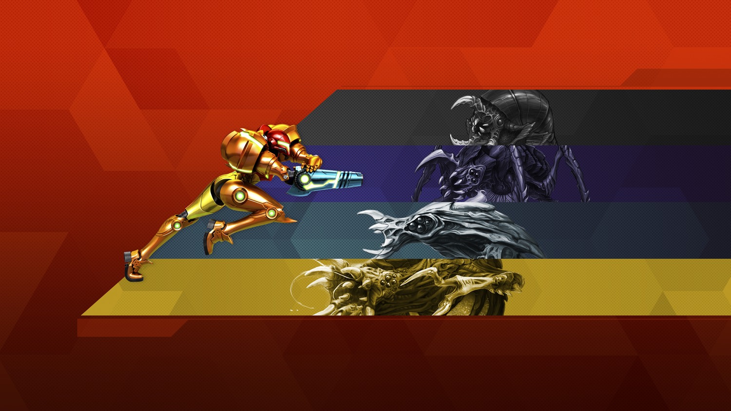 Armor Metroid Monster Nintendo Samus Aran Wallpaper - Metroid Samus Returns Wallpaper D - HD Wallpaper 