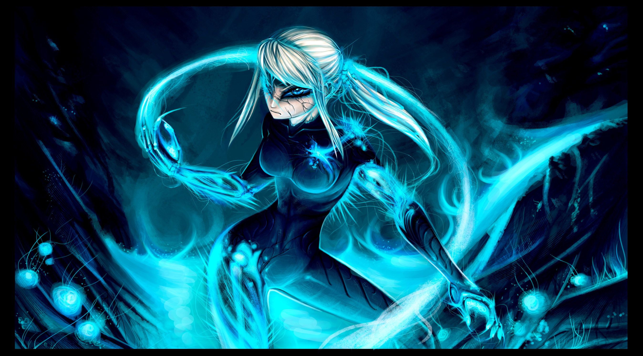 Dark Samus Wallpaper Dark Samus Zero Suit 2697x1495 Wallpaper Teahub Io