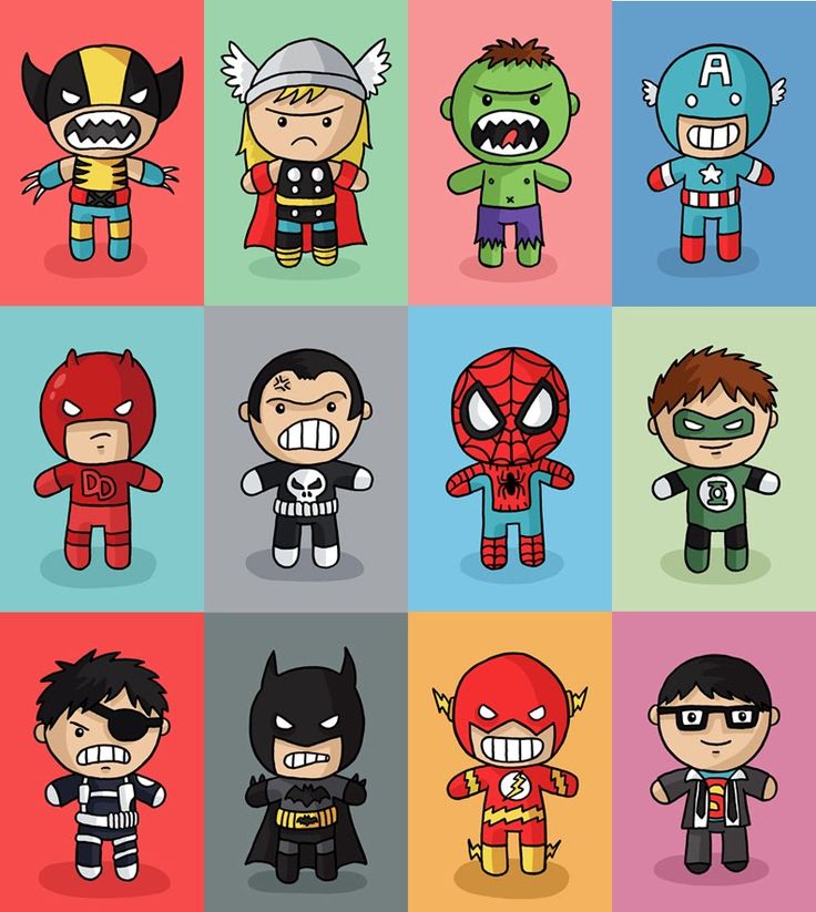 99 Best Superhero Images On Superhero, Bat Family - Cute Super Hero Cartoon  - 736x823 Wallpaper 