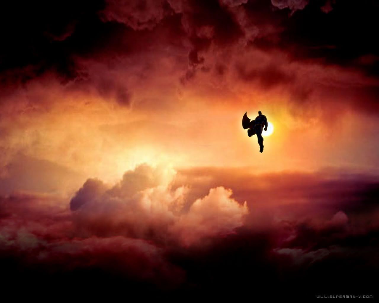 Superman, Hdq Cover Photo, Eelis Hardman - Superman In The Sky - HD Wallpaper 