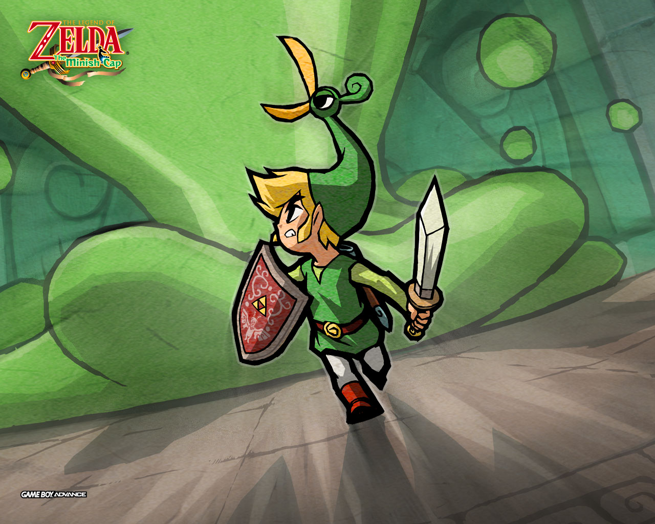 Legend Of Zelda The Minish Cap Artwork - HD Wallpaper 