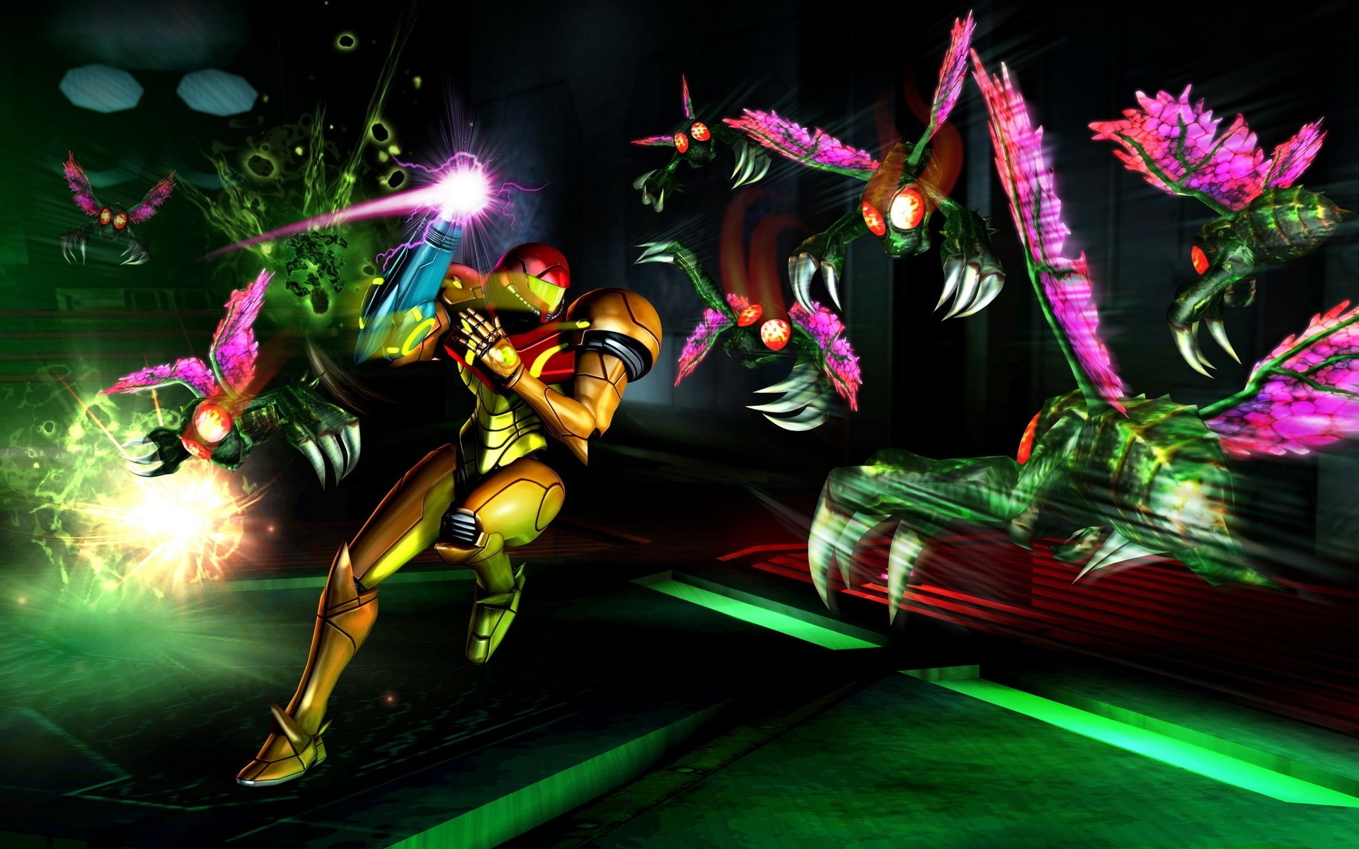 Other Games Music Performance Blur Light Illustration - Metroid Other M Gamepad - HD Wallpaper 
